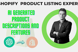 do shopify product listings with ai generated product descriptions and features