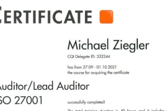 review your iso 27001 documentation
