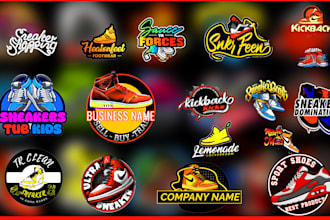 do modern shoes ,custom, perfect logo design for your
