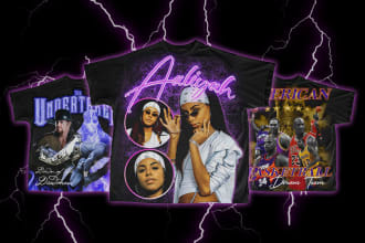 create bootleg 90s streetwear clothing design