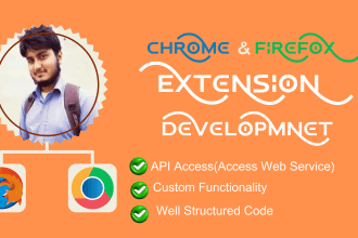 create and modify browser extensions on chrome and firefox