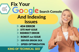 fix google search console indexing issue coverage error and technical SEO errors