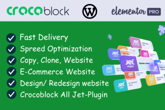make dynamic wordpress website with crocoblock