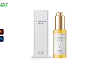 design modern cosmetic label design packaging