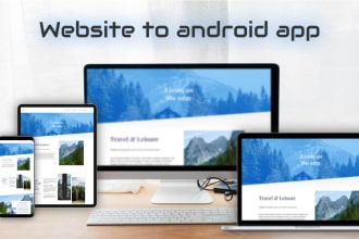 convert website to android app using webview