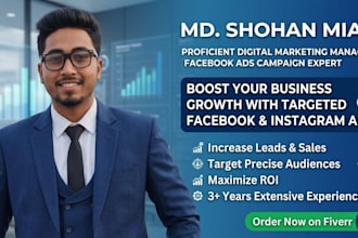 setup facebook ads campaign for your product or service