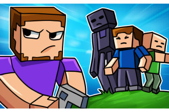 draw cartoon youtube thumbnail