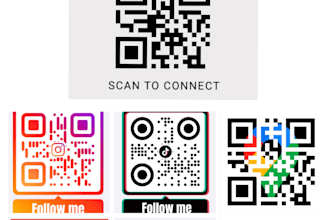 create a professional qr code design with your logo