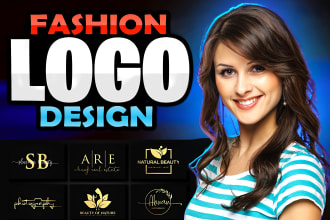 create luxury fashion, beauty, clothing or streetwear brand logo design