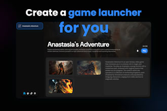 create a simple game launcher for you
