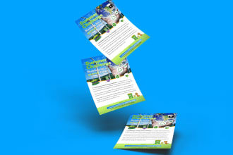 design your corporate flyer ready for printing