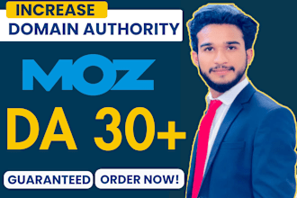 increase domain authority moz da pa with SEO backlinks