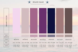 build a cohesive color palette for your business identity