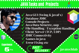 help you in java, java swing, gui, java oop or console programming
