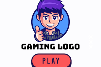 create cartoon mascot logo for youtube or facebook
