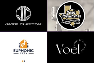 create entertainment art music and party logo for you