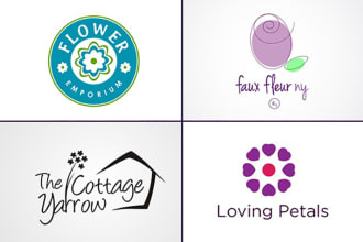 create a unique feminine and floral logo design within 16 hr
