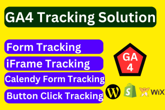 setup fix calendly form, iframe, form, button click  and ga4 tracking with gtm