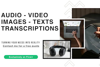 provide text and audio transcription