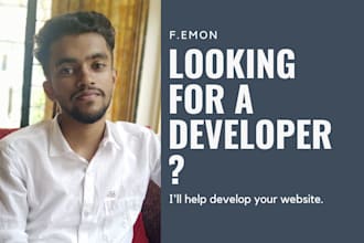 develop high quality website development using react