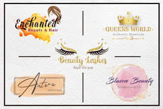 design elegant luxury or feminine logo design