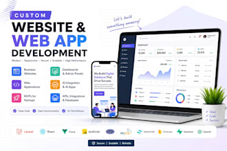 be your full stack website developer and ai development