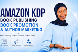 do amazon KDP book publishing, book promotion, and author marketing