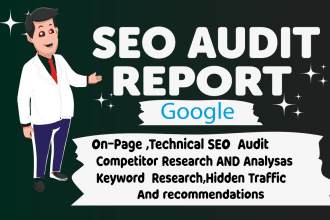 provide an expert website SEO audit report