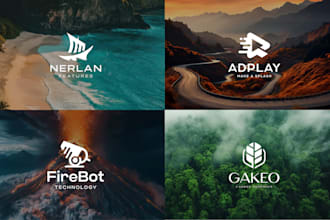 design creative modern minimalist logo for your business
