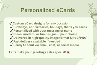 design custom ecards for any occasion