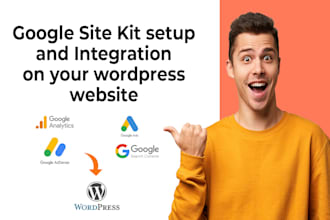 setup google site kit on your wordpress site analytics, search console, adsense