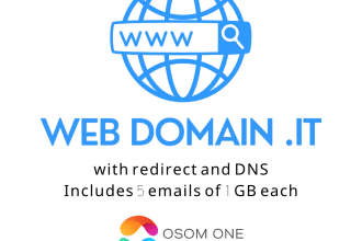 register or transfer a dot it domain with 5 gb emails