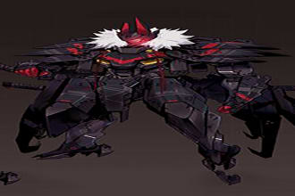 design custom robot, mecha and  thank you