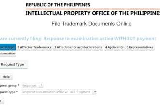 respond to registrability reports and office actions