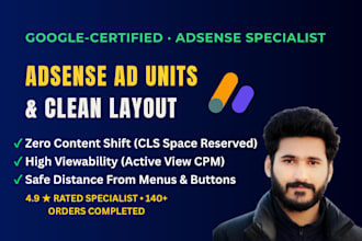 setup google adsense ad units and layout on wordpress