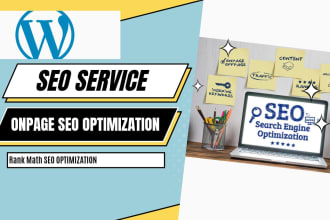 do onsite or on page SEO for your wordpress site