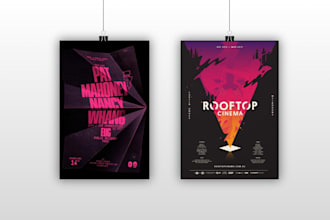 design an event, party or music concert poster