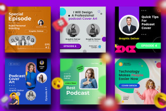 design podcast cover art, podcast art, podcast artwork, podcast thumbnail