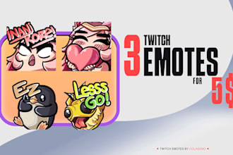 make super cool twitch emotes
