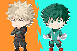 make cute chibi character