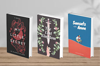 design a professional and amazing cover for your book