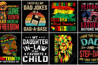 do halloween thanksgiving juneteenth trendy tshirt design