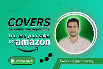design a professional cover for your amazon kdp kindle and paperback