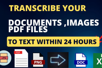 retype  scan images, PDF files to word or excel