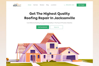 improve the quality of website or landing page UI UX design