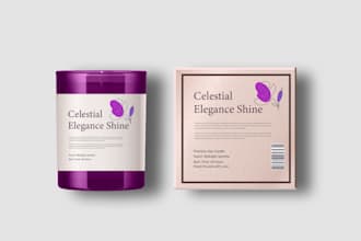 do elegant product label designs , bottle labels and box packaging designs