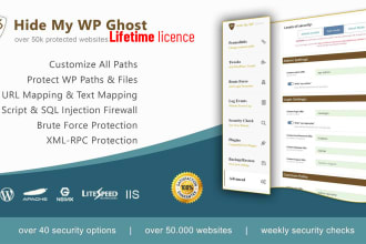 install hide my wp ghost with lifetime licence