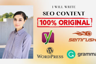 write SEO content for you