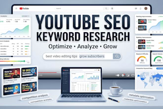 do keyword research, SEO youtube videos