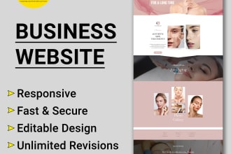 design and develop a professional business wordpress website